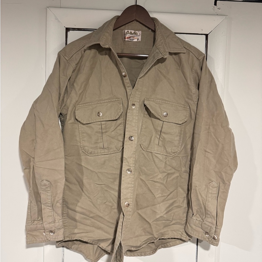Vintage Cabela’s Hunting Flannel Shirt Size Medium Made in USA